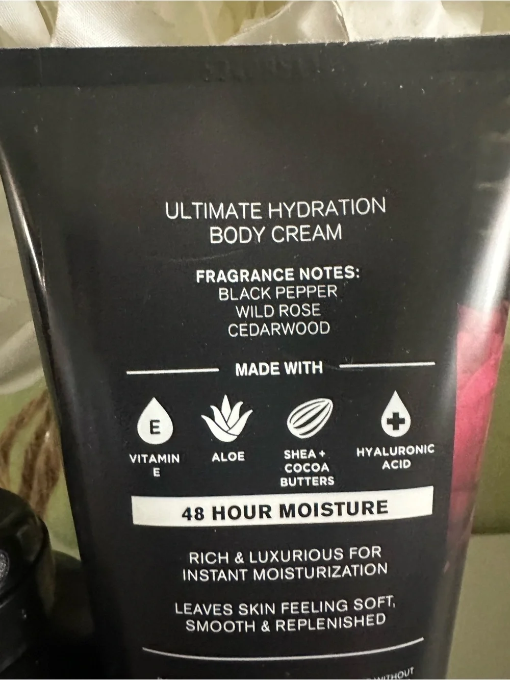 Bath & Body Works Nocturnal Rose Body Spray - Black & Deep Rose